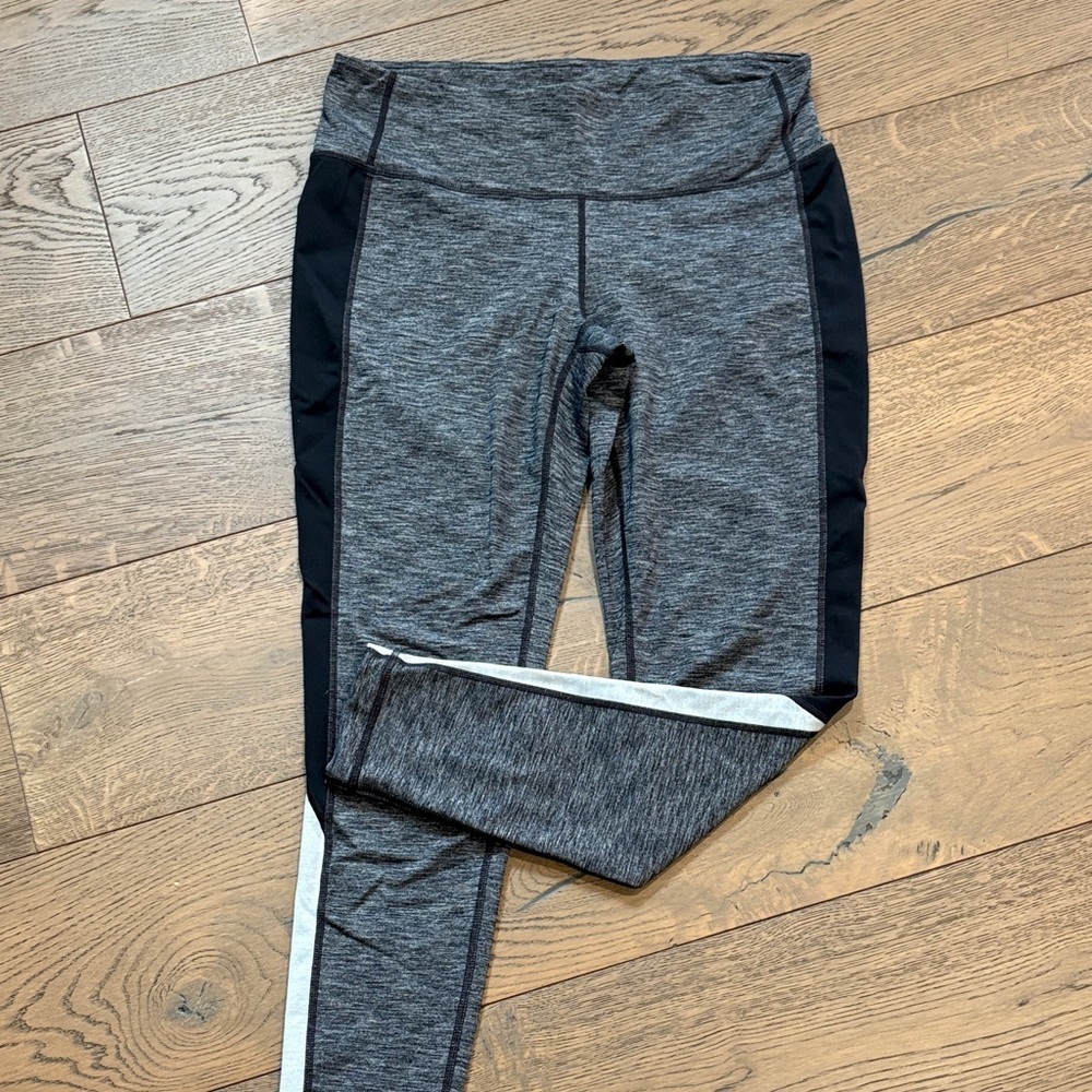 Athleta Heathered Gray Leggings Large